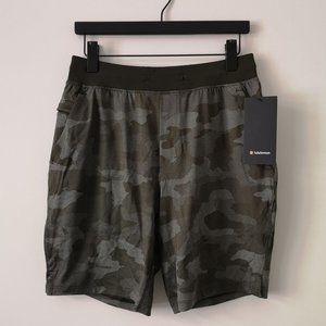 NWT LULULEMON VMCD Green Camo T.H.E. Shorts 9" Linerless Men's Medium (M)